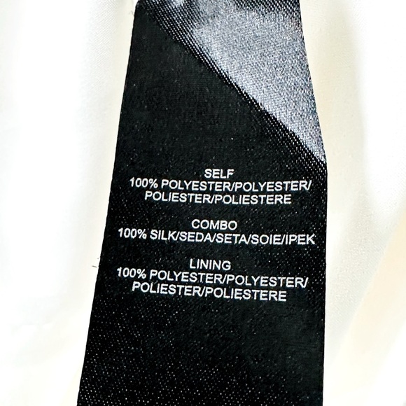 Tibi Sequined Insert Ivory Cream Silk Blend Shift Dress Size 4 - Picture 11 of 13